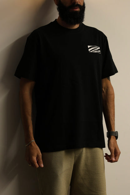 חולצת זברה – שחור